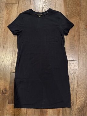 Banana Republic Black Pocket T-shirt Dress